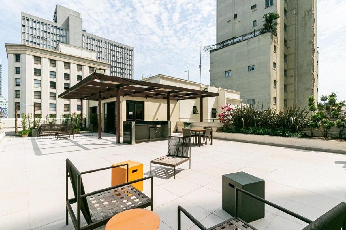 Novo E Rustico Studio No Centro-Sp/Metro Luz Daire Sao Paulo Dış mekan fotoğraf